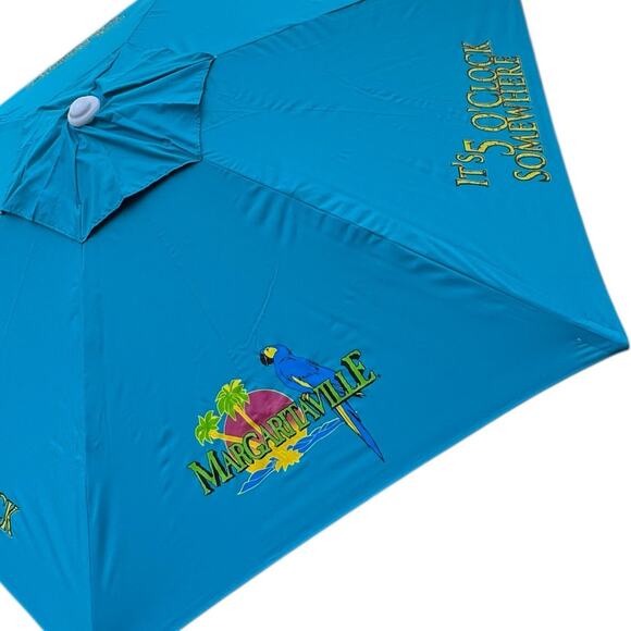 New! Margaritaville Its 5 O'Clock Somewhere 6 Foot Market Style Umbrella - Picture 5 of 9